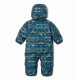 COLUMBIA Snuggly Bunny Bunting Night Wave Checkered Peaks 18/24