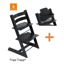 STOKKE Set Tripp Trapp Židlička + Baby set Black