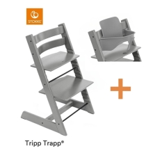 STOKKE Set Tripp Trapp Židlička + Baby set2 Storm Grey