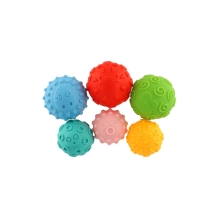 TEDDIES Sada míčků s texturou gumové