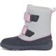 AFFENZAHN Dětské barefoot boty Minimal Highboot Vegan - Koala/Grey/Pink