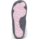AFFENZAHN Dětské barefoot boty Minimal Highboot Vegan - Koala/Grey/Pink vel. 26