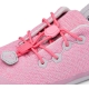 AFFENZAHN Dětské barefoot boty Minimal low knit Koala Grey/Pink