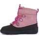 AFFENZAHN Dětské barefoot boty Minimal Midboot Wool - Bird/Purple/Pink