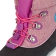AFFENZAHN Dětské barefoot boty Minimal Midboot Wool - Bird/Purple/Pink vel. 28