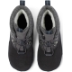 AFFENZAHN Dětské barefoot boty Minimal Midboot Wool - Dog/Grey/Black