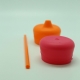 B.BOX Univerzální silikonová víčka růžová/oranžová