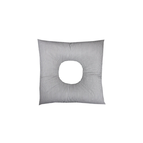 BABYRENKA Poporodní polštář 45x45 cm kuličky EPS Stripes grey