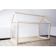 BENLEMI Dětská postel 70 x 140 cm ve tvaru domečku Lusy