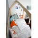 BENLEMI Dětská postel 70 x 140 cm ve tvaru domečku Tery