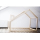 BENLEMI Dětská postel 70 x 160 cm ve tvaru domečku Aki