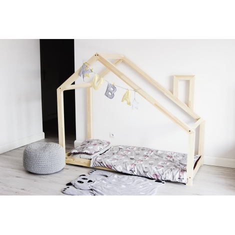 BENLEMI Dětská postel 70 x 160 cm ve tvaru domečku Deny