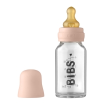 BIBS Baby Bottle Skleněná lahev 110 ml Blush