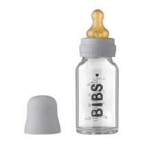 BIBS Baby Bottle Skleněná lahev 110 ml Cloud