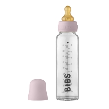 BIBS Baby Bottle Skleněná lahev 225 ml Dusky Lilac