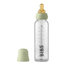BIBS Baby Bottle Skleněná lahev 225 ml Sage