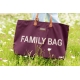 CHILDHOME Cestovní taška Family Bag Aubergine