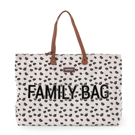 CHILDHOME Cestovní Taška Family Bag Canvas Leopard