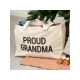 CHILDHOME Cestovní taška Grandma Canvas Off White