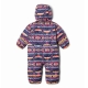 COLUMBIA Snuggly Bunny Bunting Sunset Peach Checkered Peaks 12/18