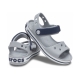 CROCS Crocband Sandal Light Grey/Navy vel. 27/28