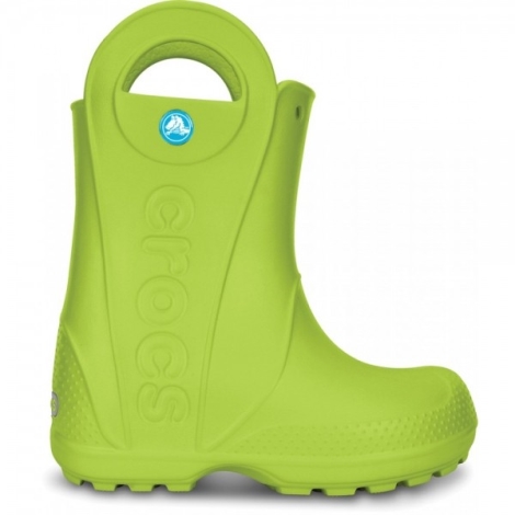 CROCS Handle It Rain Boot Kids Volt Green