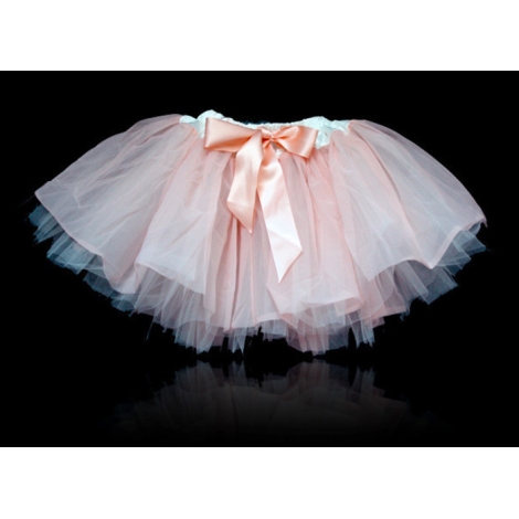 DOLLY pohádková tutu sukně bílo-růžová medium