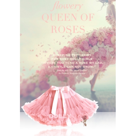 DOLLY sukně Královna růží (rosepink)