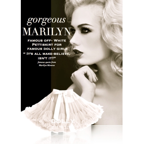 DOLLY sukně Marilyn Monroe (off white)