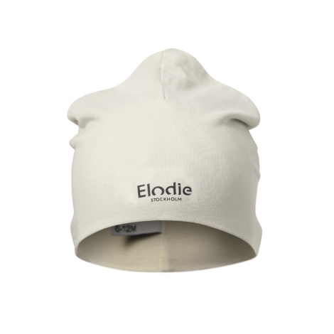 ELODIE DETAILS Bavlněná čepice Logo Creamy White 0 - 6 m