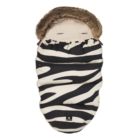 ELODIE DETAILS fusak s kožešinovým límcem  Zebra Sunshine