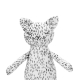 ELODIE DETAILS Hračka Snuggle Dots of Fauna Kitty