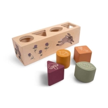 FILIBABBA Dřevěný box pro vhazování a třídění tvarů