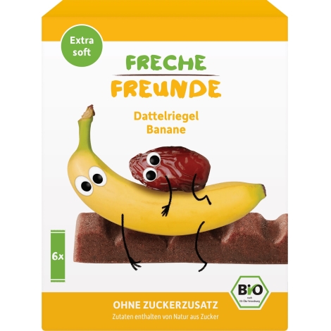FRECHE FREUNDE BIO Tyčinka datle a banán (6-pack)