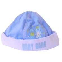 GRAZIELLA Čepice Baby Gang modrá/bílý lem