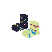HAPPY SOCKS Dětské ponožky 2 páry Dogs