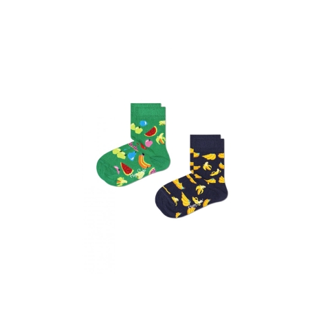 HAPPY SOCKS Dětské ponožky 2 páry Fruit vel. 0 - 12 měsíců