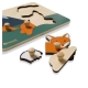 HAUCK Dřevěné Puzzle s úchyty Puzzle N Sort Fox