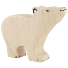HOLZTIGER Dřevěná figurka Medvěd Lední