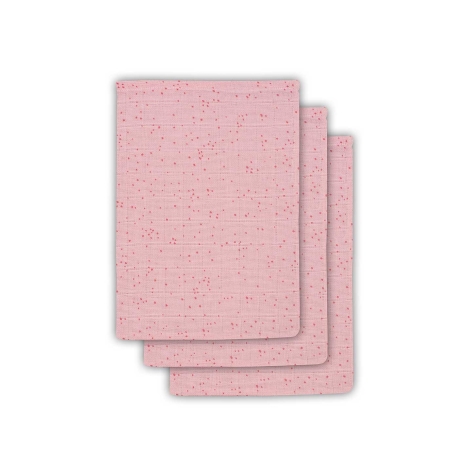 JOLLEIN Žínka Mini Dots Blush Pink balení 3ks