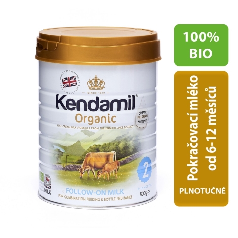KENDAMIL 100% Bio/Organické plnotučné batolecí mléko 2 (800 g) DHA+