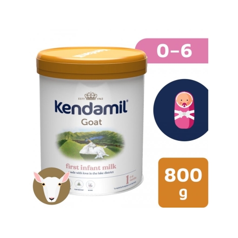 KENDAMIL Kozí kojenecké mléko 1 DHA+ (800 g)