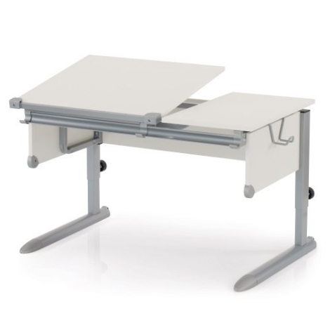 KETTLER psací stůl Comfort bílá-stříbrná