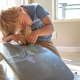 KINDERFEETS Dřevěná Balanční Deska Kinderboard Chalkboard Gray