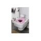 KINDSGUT Sedátko na WC Velryba Světle růžová