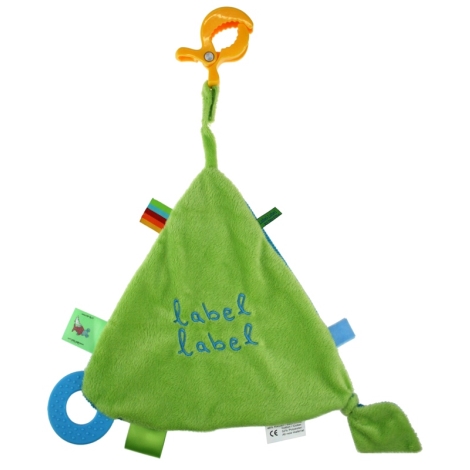 LABEL-LABEL Triangle with Clip kousátko Blue/Green