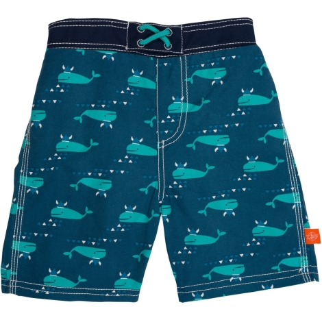 LÄSSIG Board Shorts Boys Blue Whale 18 měsíců