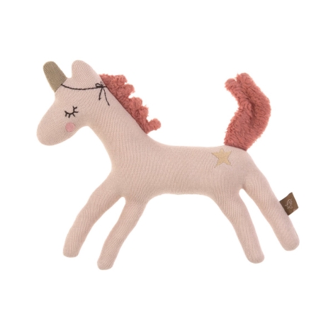 LÄSSIG Knitted Toy with Rattle/Crackle More Magic Horse
