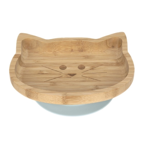LÄSSIG Platter Bamboo/Wood Little Chums Cat