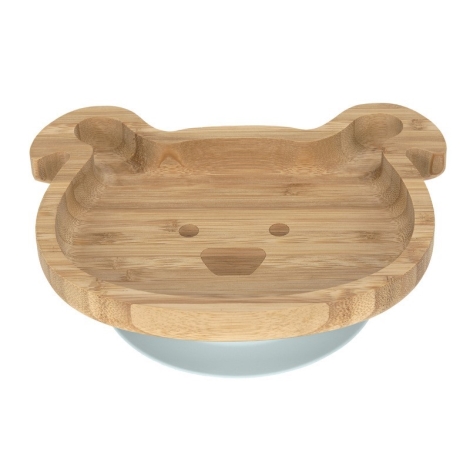 LÄSSIG Platter Bamboo/Wood Little Chums Dog